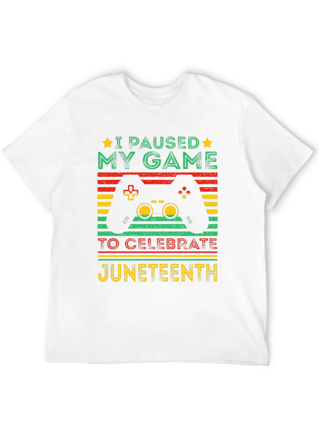 Juneteenth Gamer T-Shirt - Paused My Game