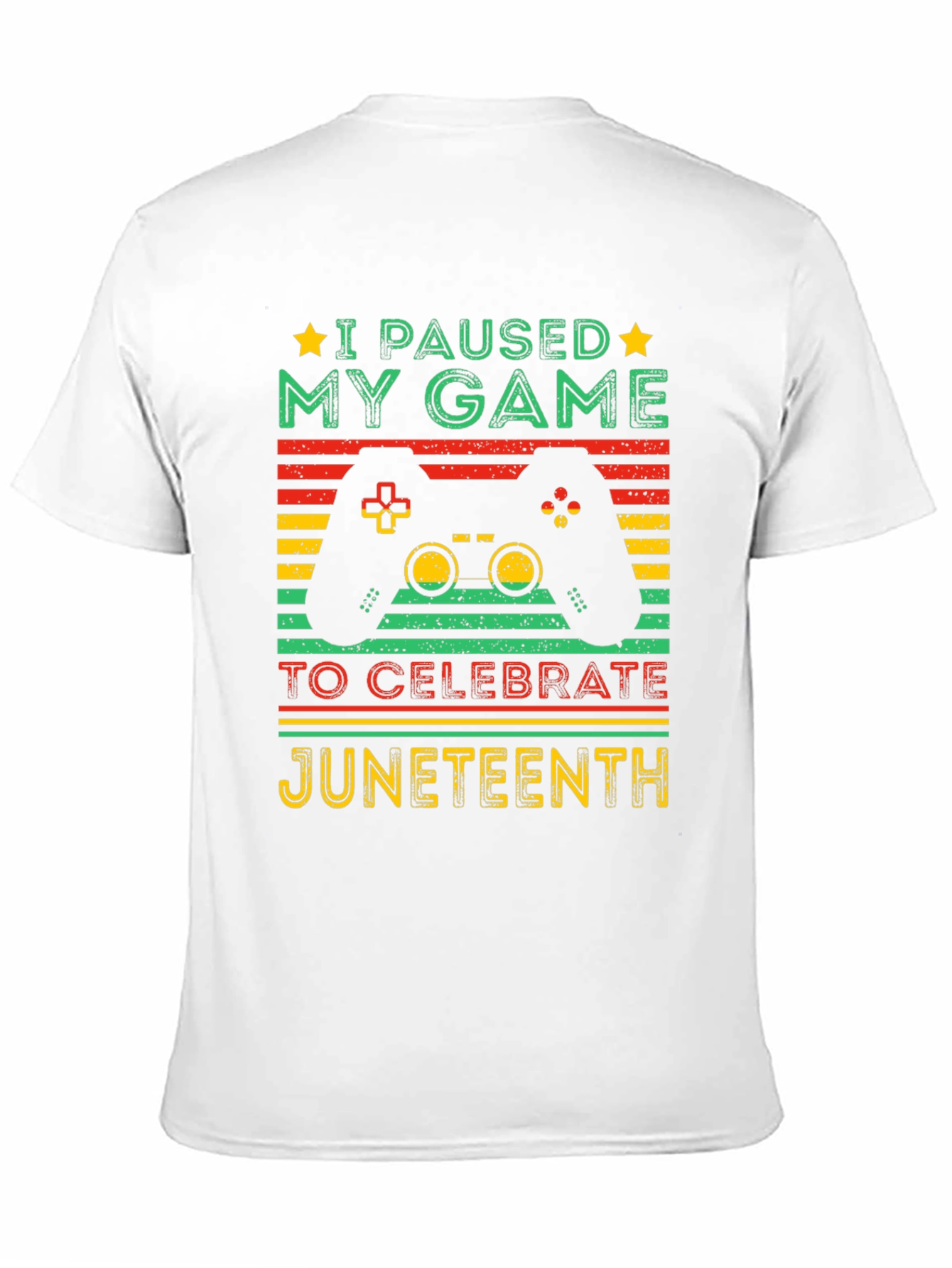 Juneteenth Gamer T-Shirt - Paused My Game