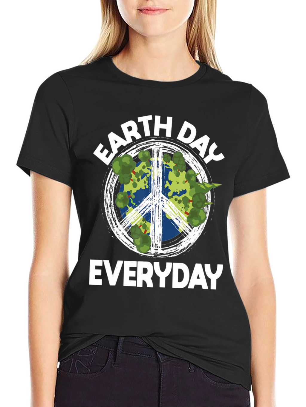 Earth Day Everyday T-Shirt Peace Symbol