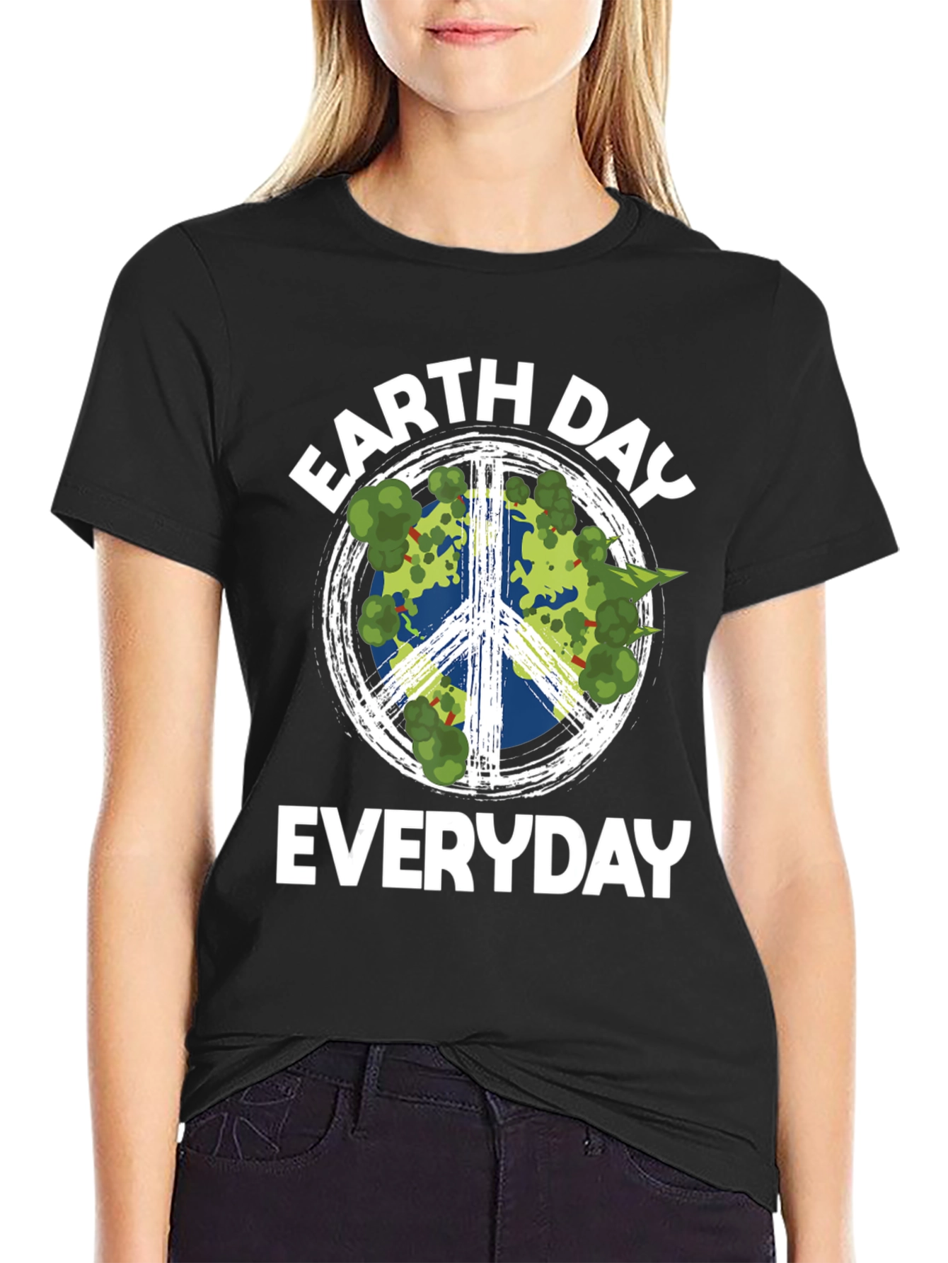 Earth Day Everyday T-Shirt Peace Symbol