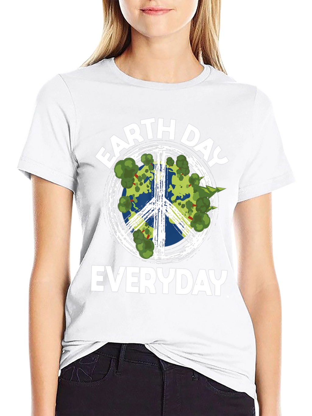 Earth Day Everyday T-Shirt Peace Symbol