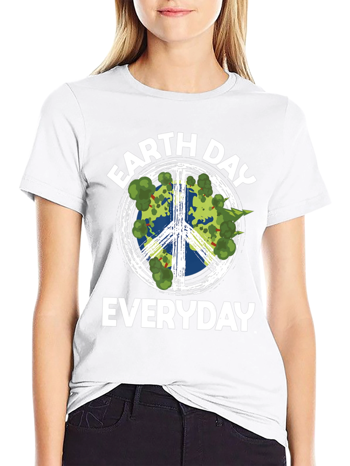 Earth Day Everyday T-Shirt Peace Symbol