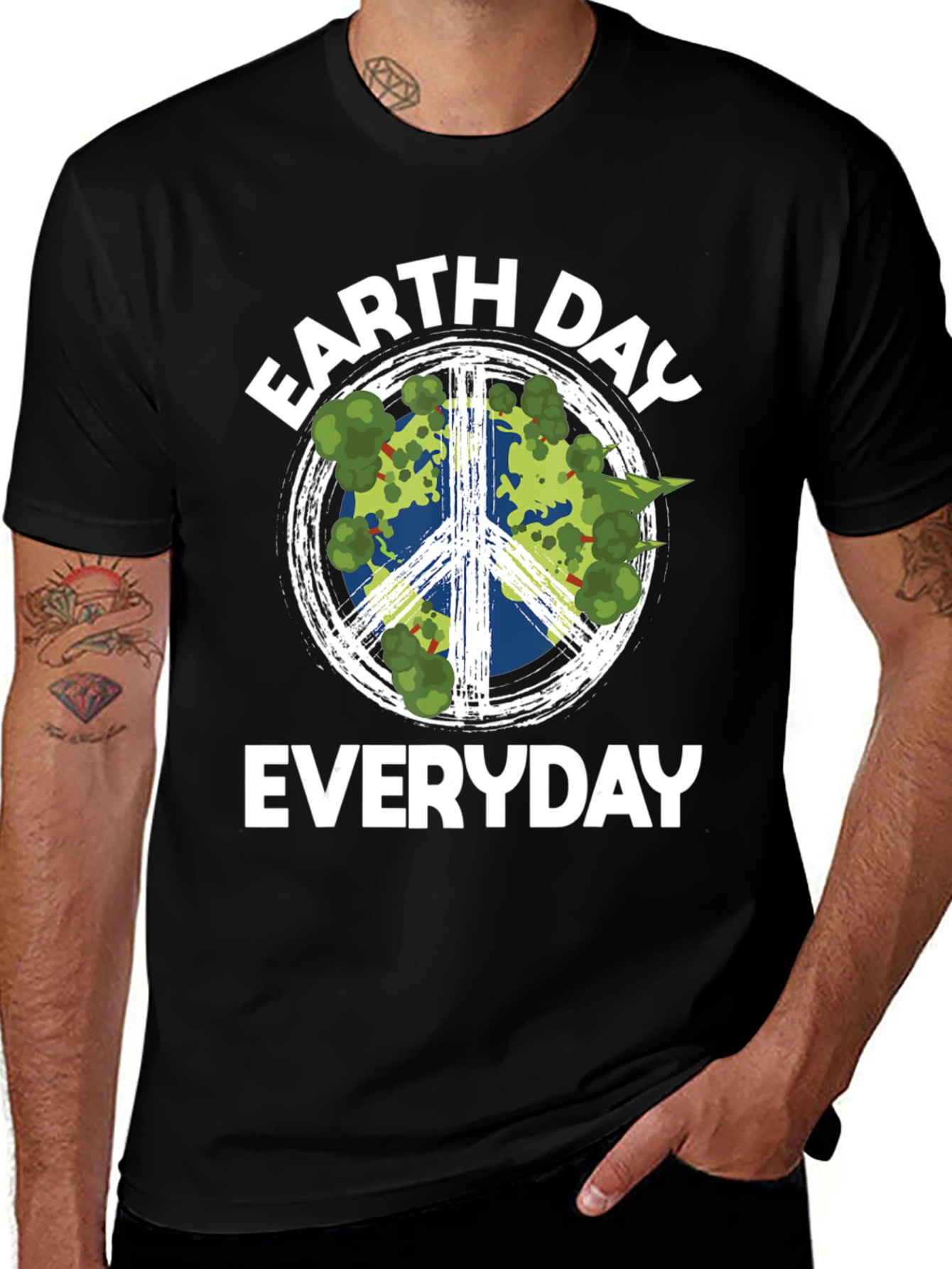 Earth Day Everyday T-Shirt Peace Symbol