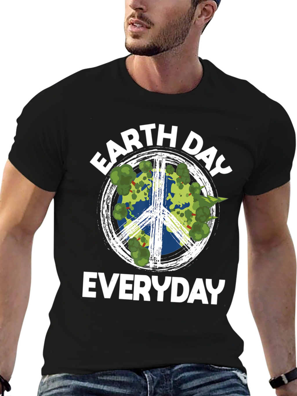 Earth Day Everyday T-Shirt Peace Symbol