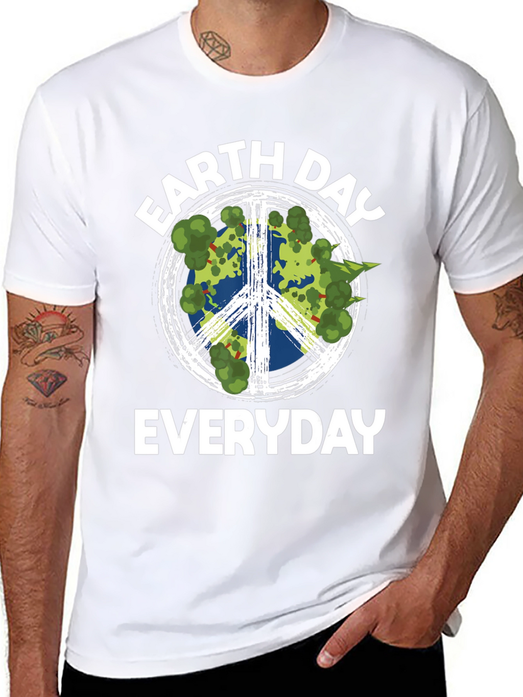 Earth Day Everyday T-Shirt Peace Symbol