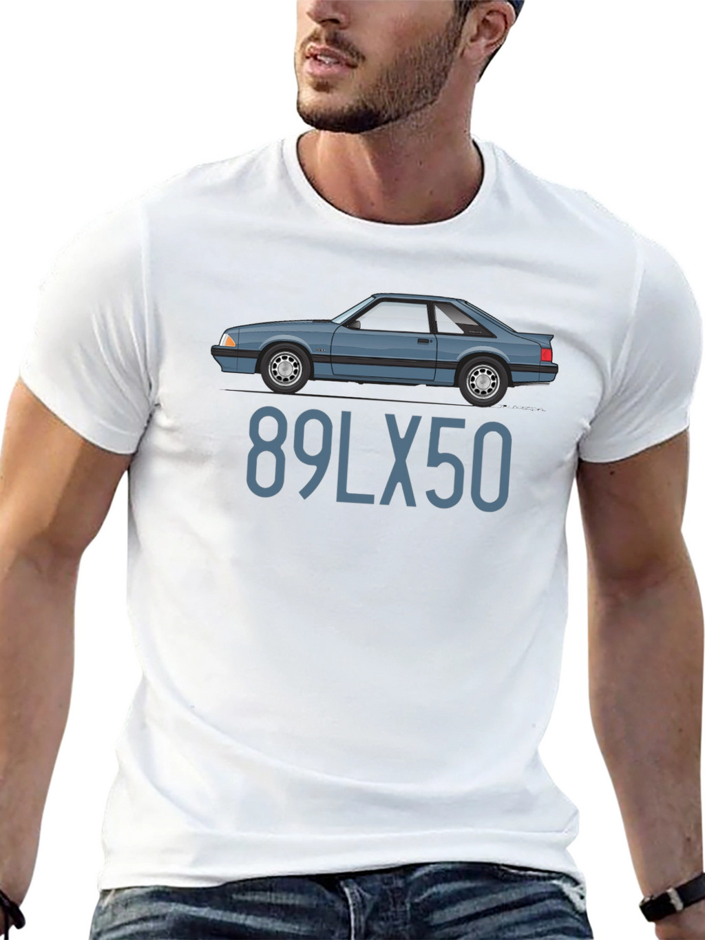 89LX50 Car Graphic T-Shirt