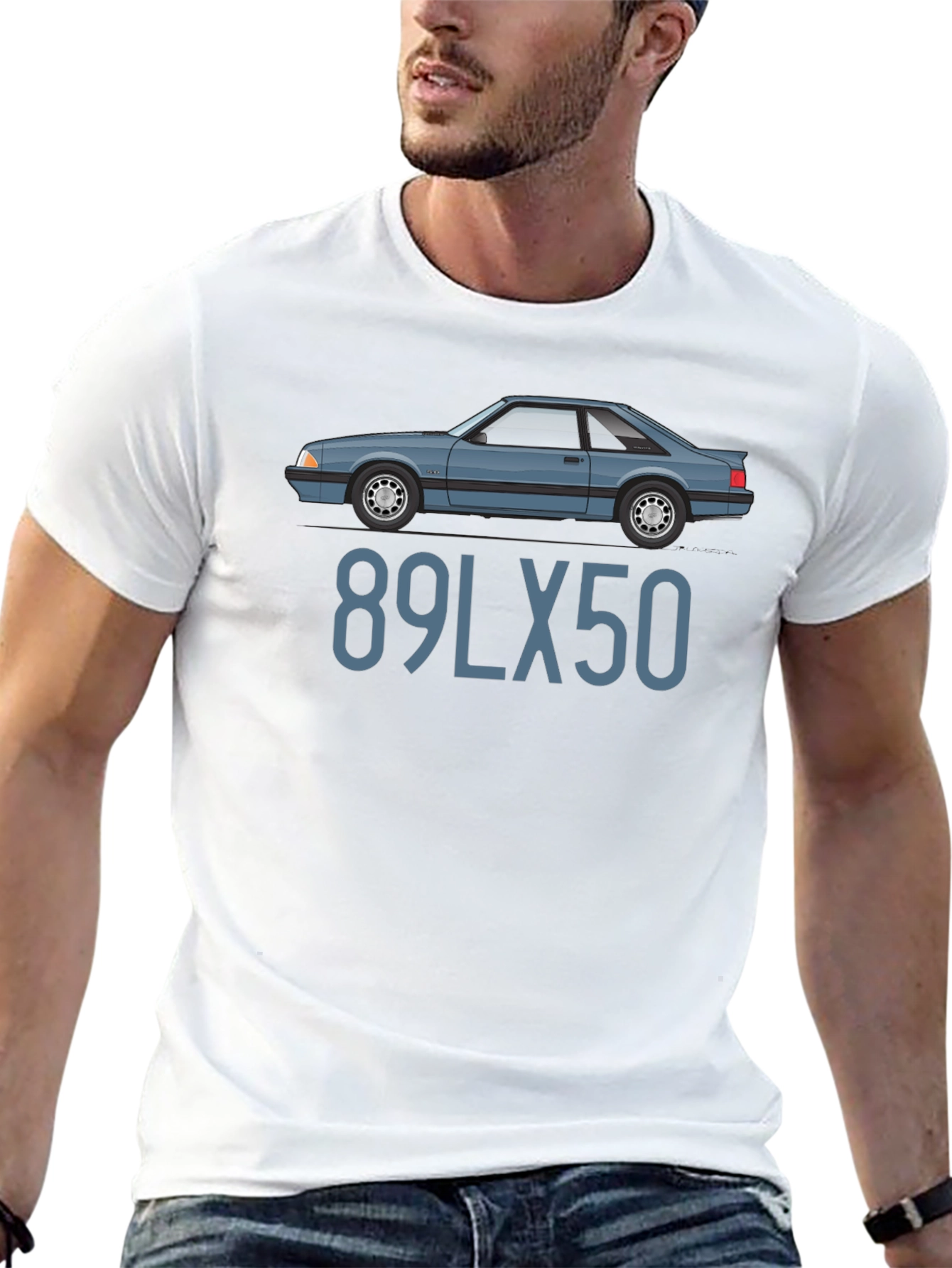 89LX50 Car Graphic T-Shirt