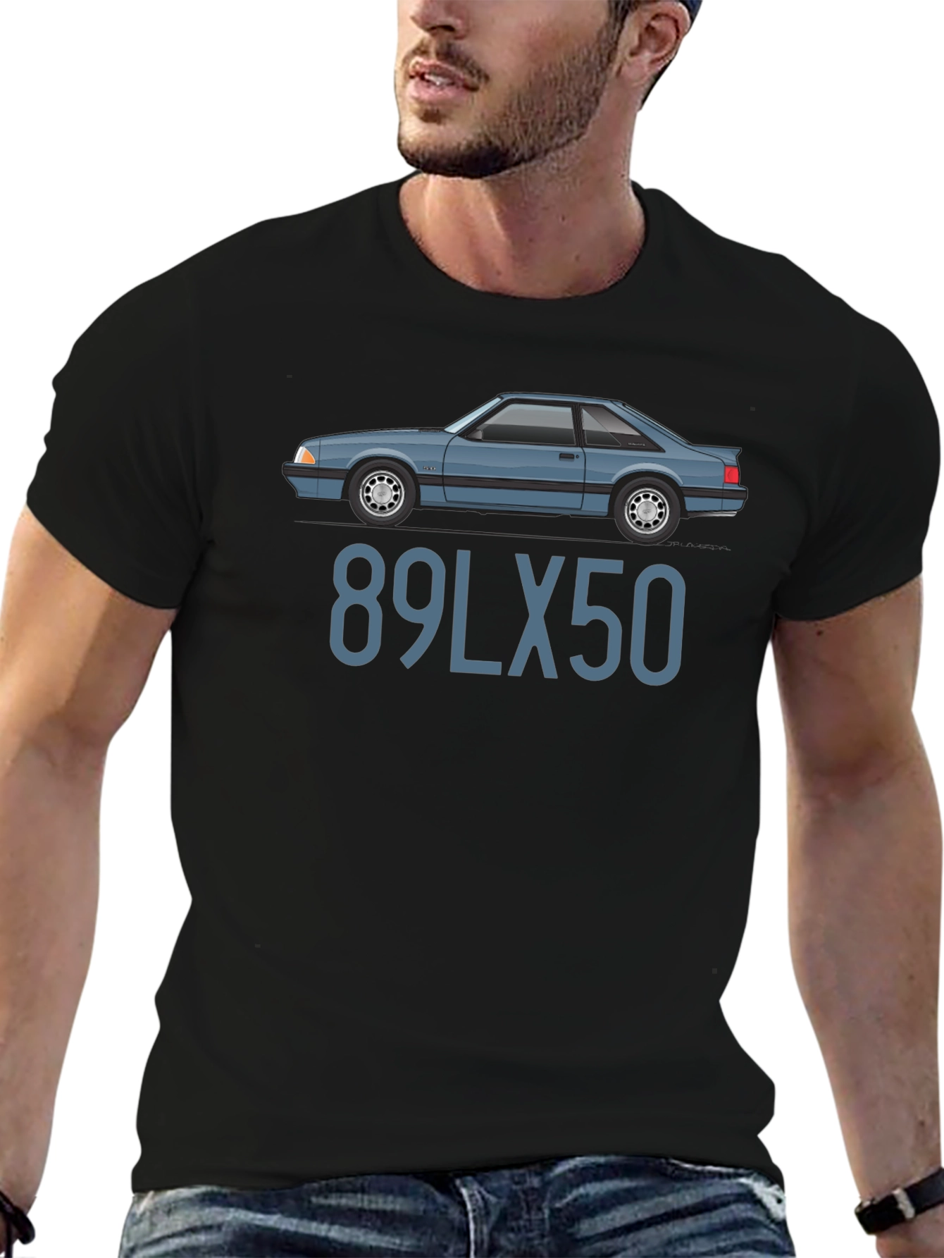 89LX50 Car Graphic T-Shirt