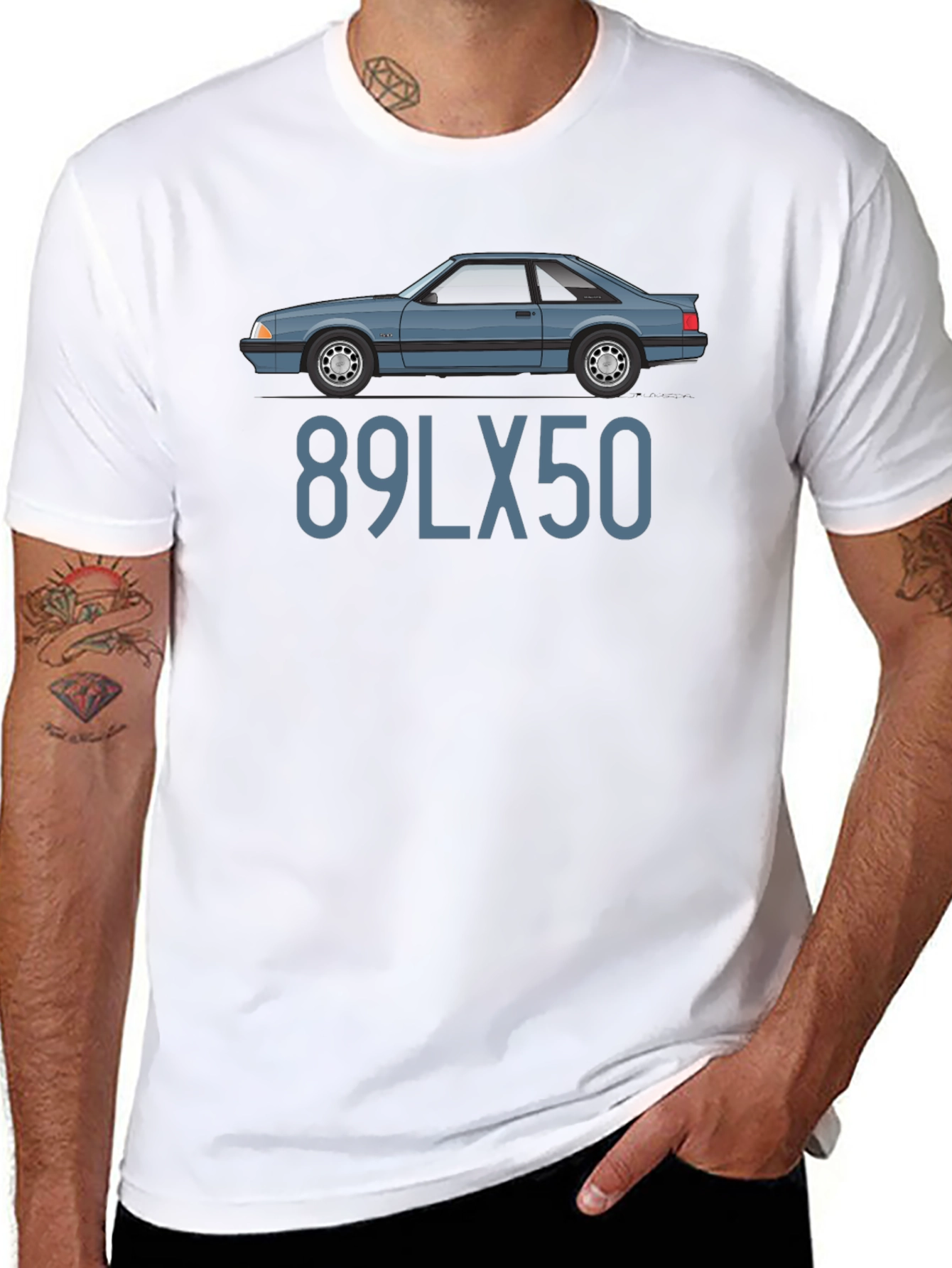 89LX50 Car Graphic T-Shirt