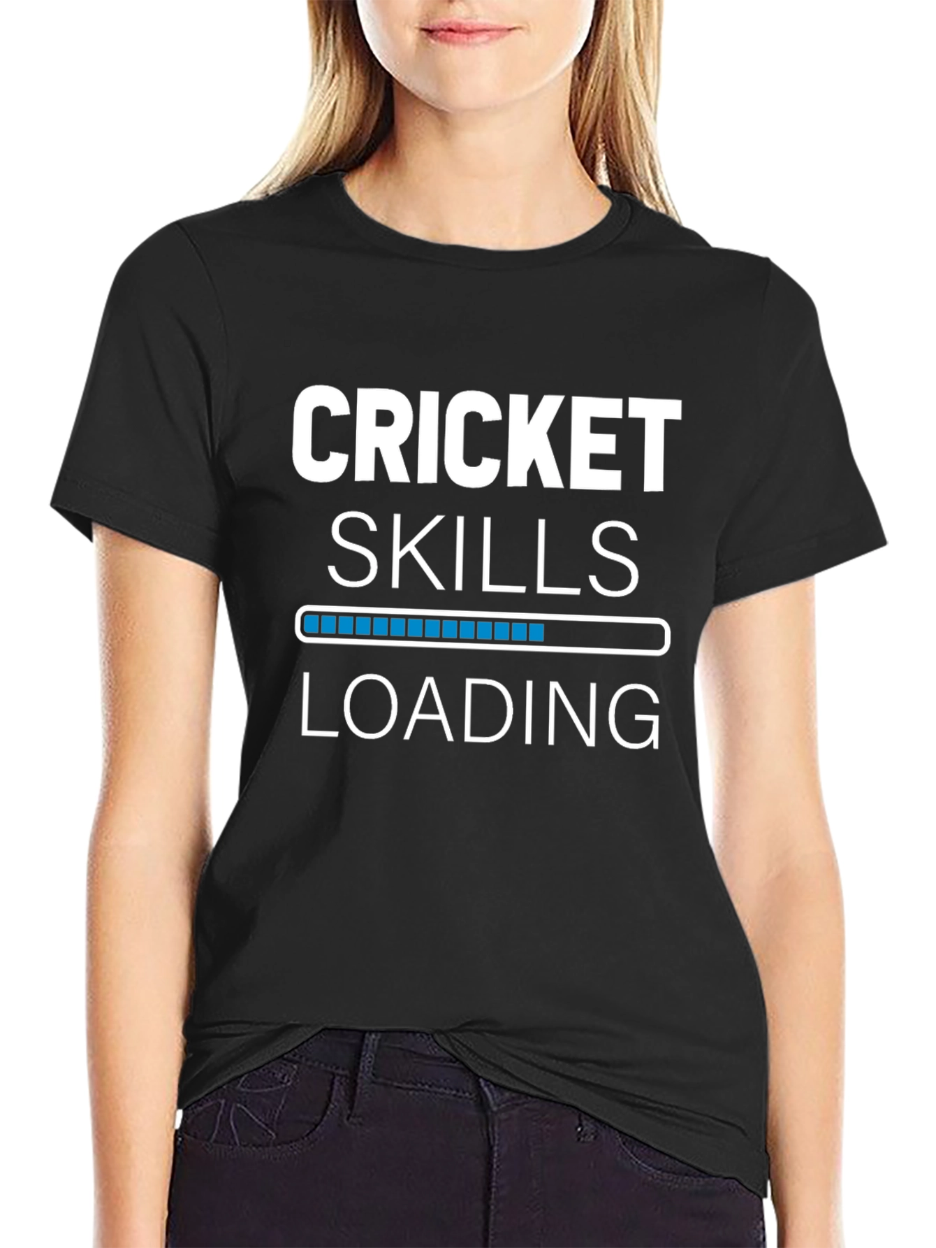 Cricket Skills Loading Graphic T-Shirt