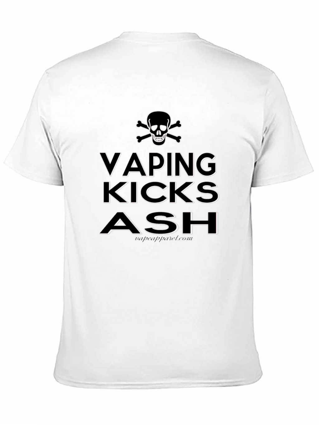 Vaping Kicks Ash Skull Graphic T-Shirt
