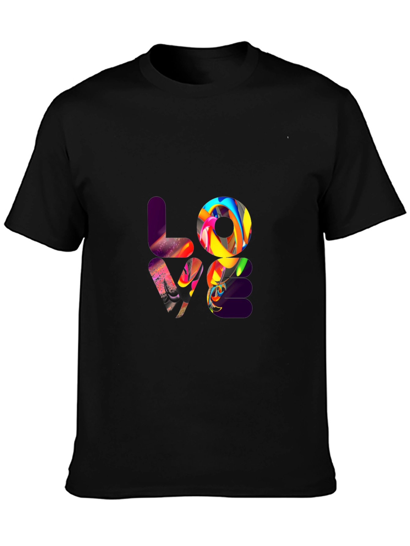 LOVE Graphic Black T-Shirt - Stylish Casual Wear