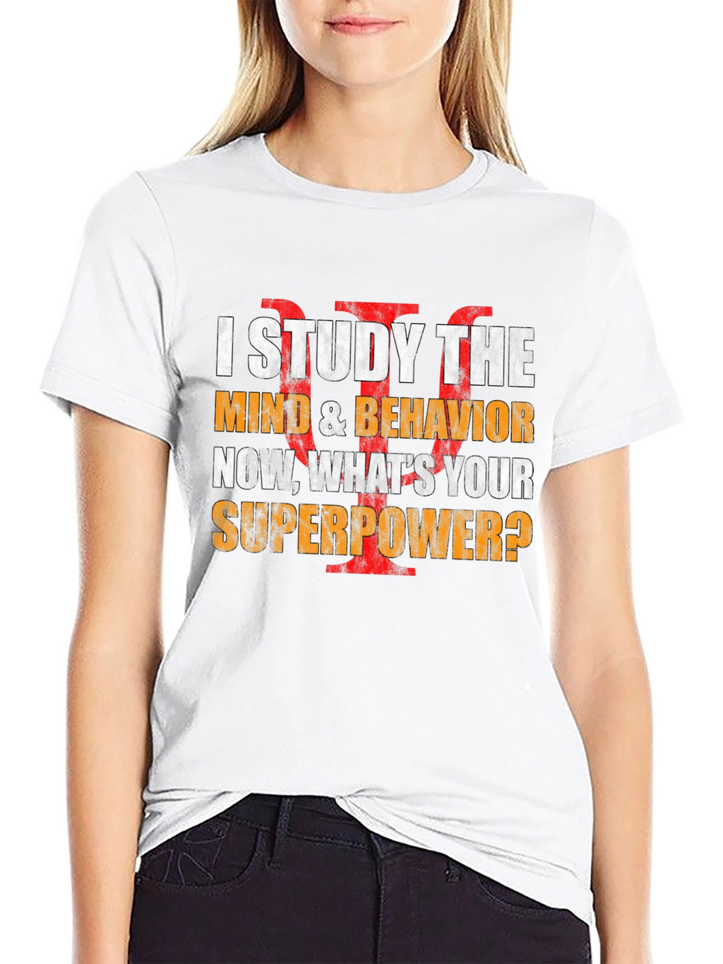 I Study the Mind T-Shirt - Psychology Superpower Tee
