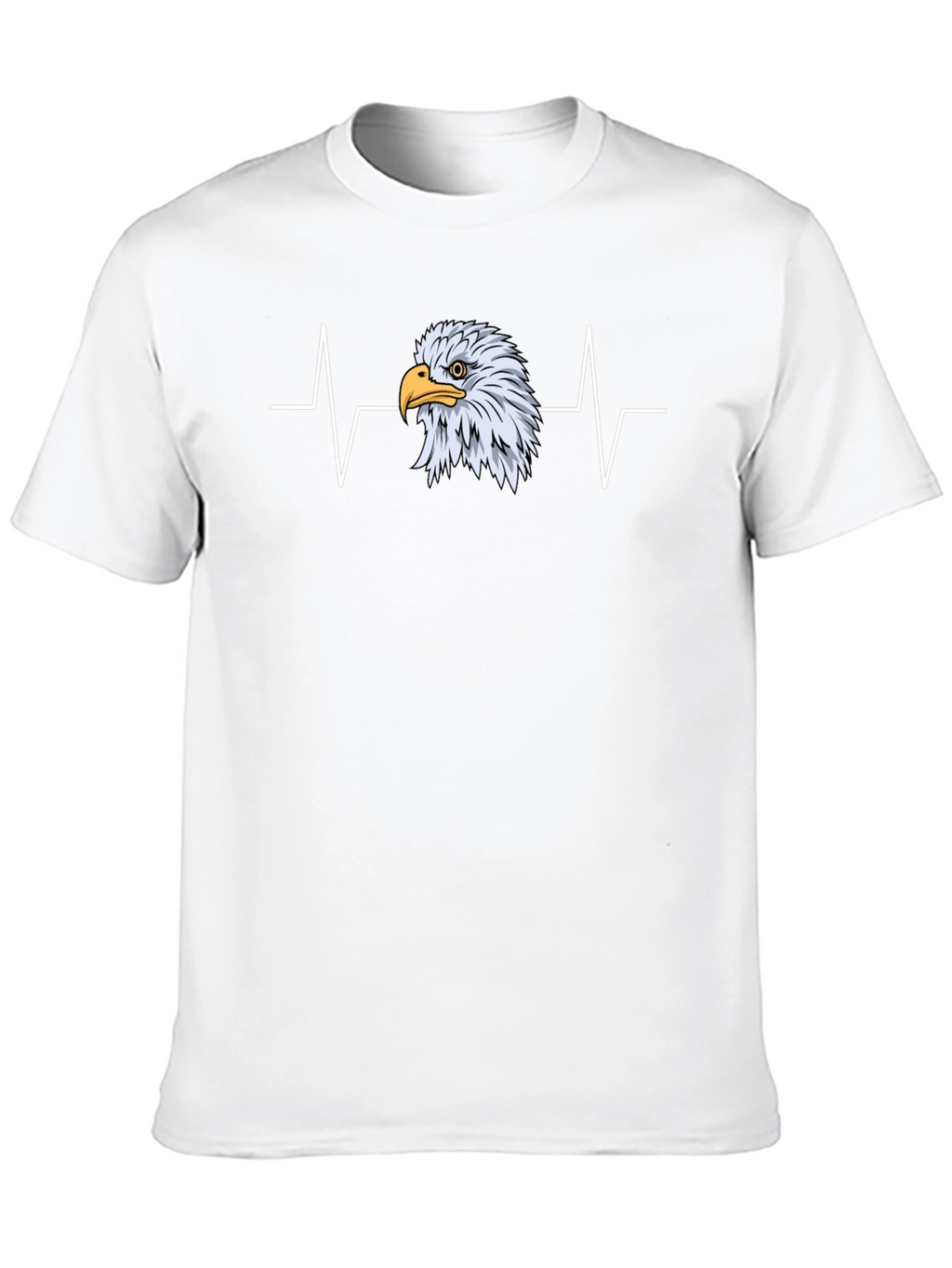 Eagle Heartbeat Graphic Tee - Black