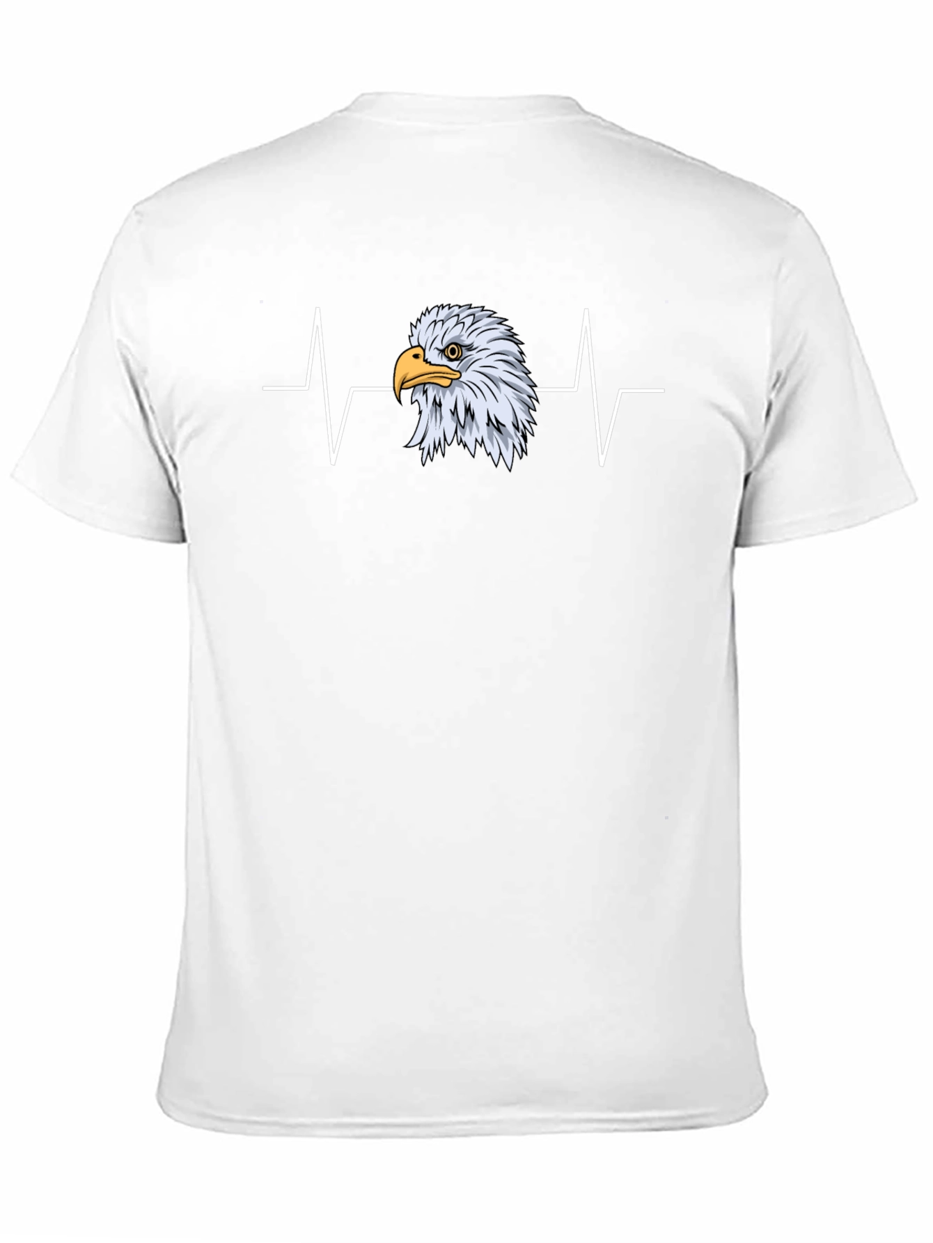 Eagle Heartbeat Graphic Tee - Black