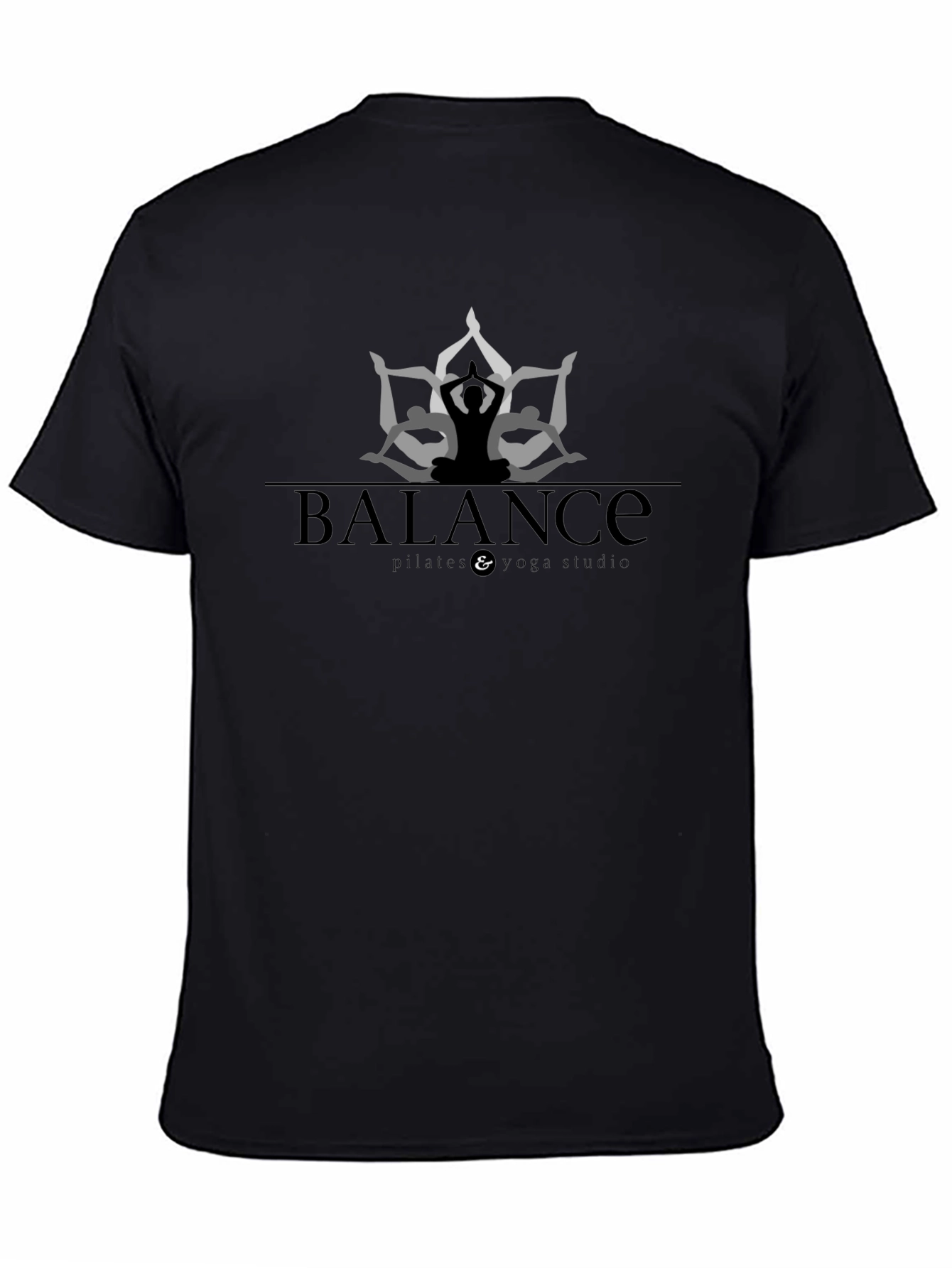 Balance Pilates & Yoga Studio Black T-Shirt
