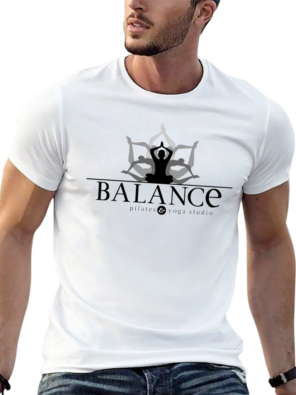 Balance Pilates & Yoga Studio Black T-Shirt
