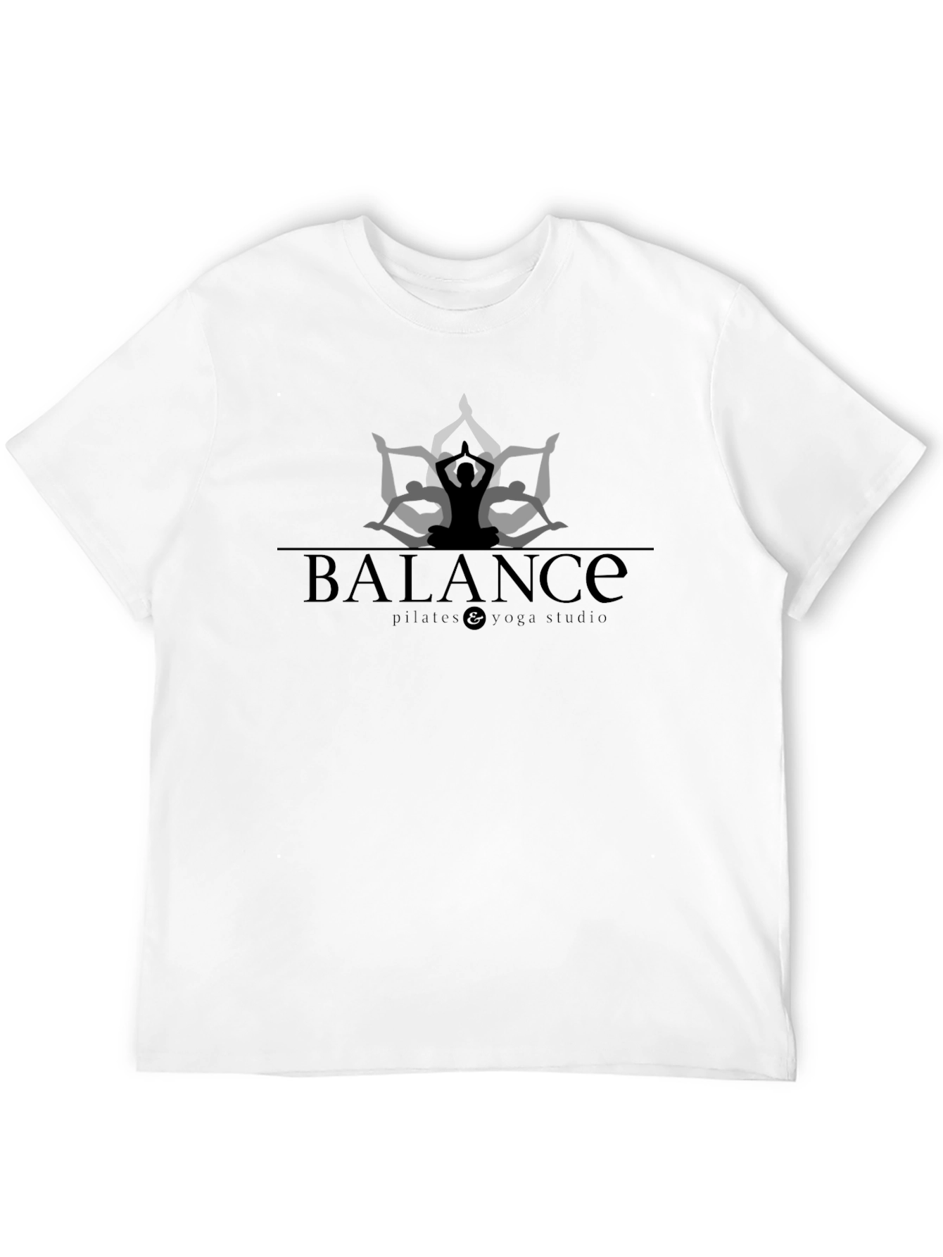Balance Pilates & Yoga Studio Black T-Shirt
