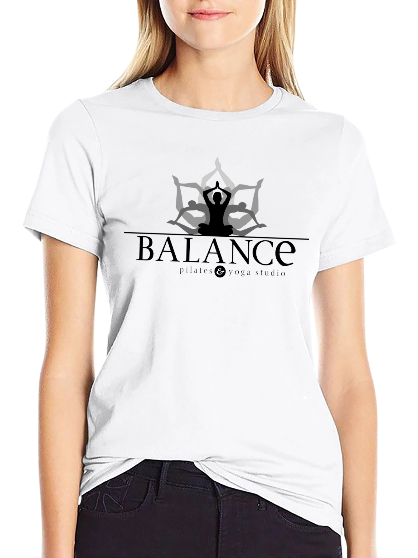 Balance Pilates & Yoga Studio Black T-Shirt