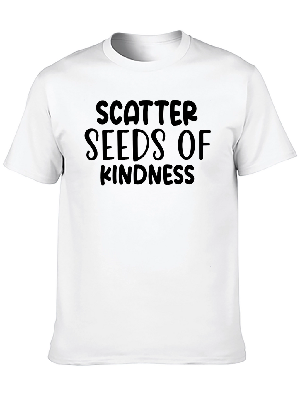 Scatter Seeds of Kindness Black Tee
