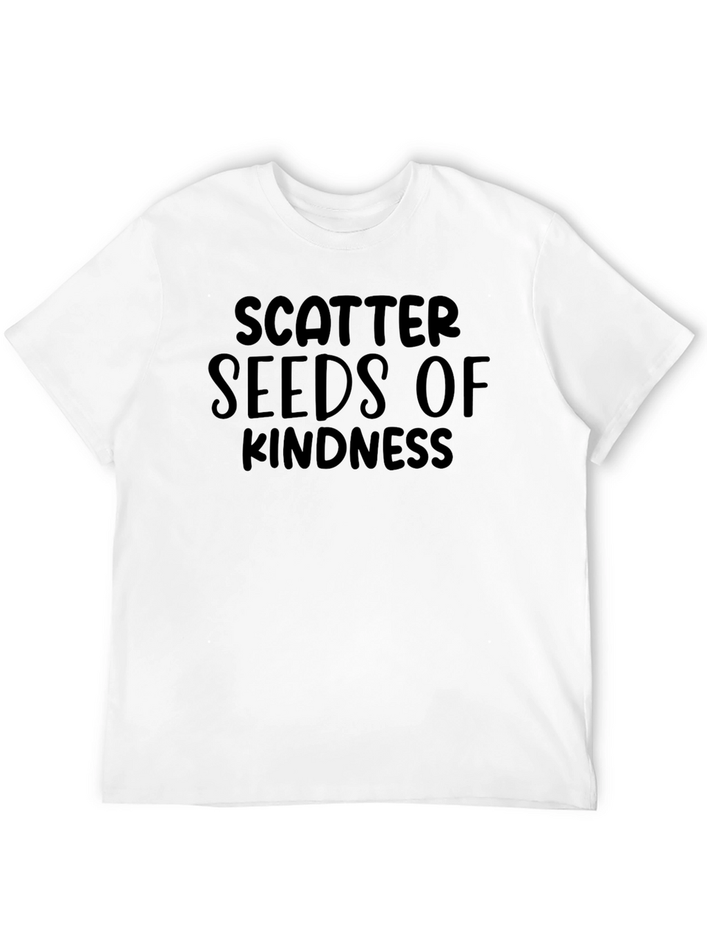 Scatter Seeds of Kindness Black Tee