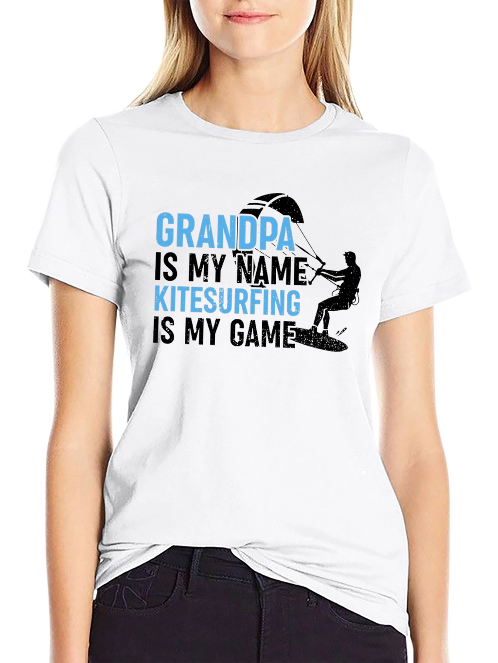 Grandpa Kitesurfing T-Shirt - Hobby Gift
