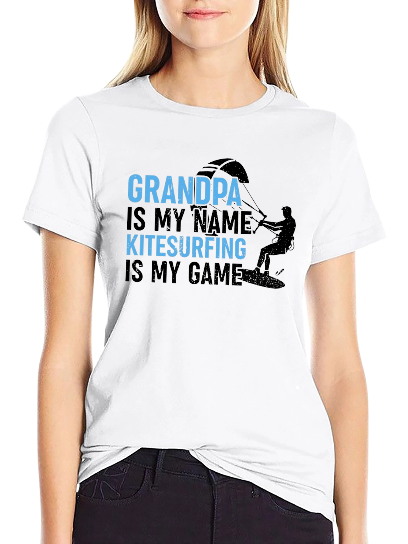 Grandpa Kitesurfing T-Shirt - Hobby Gift