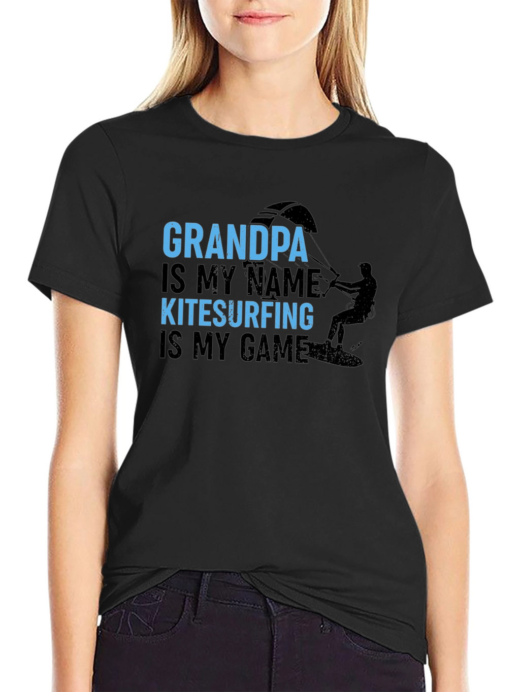 Grandpa Kitesurfing T-Shirt - Hobby Gift