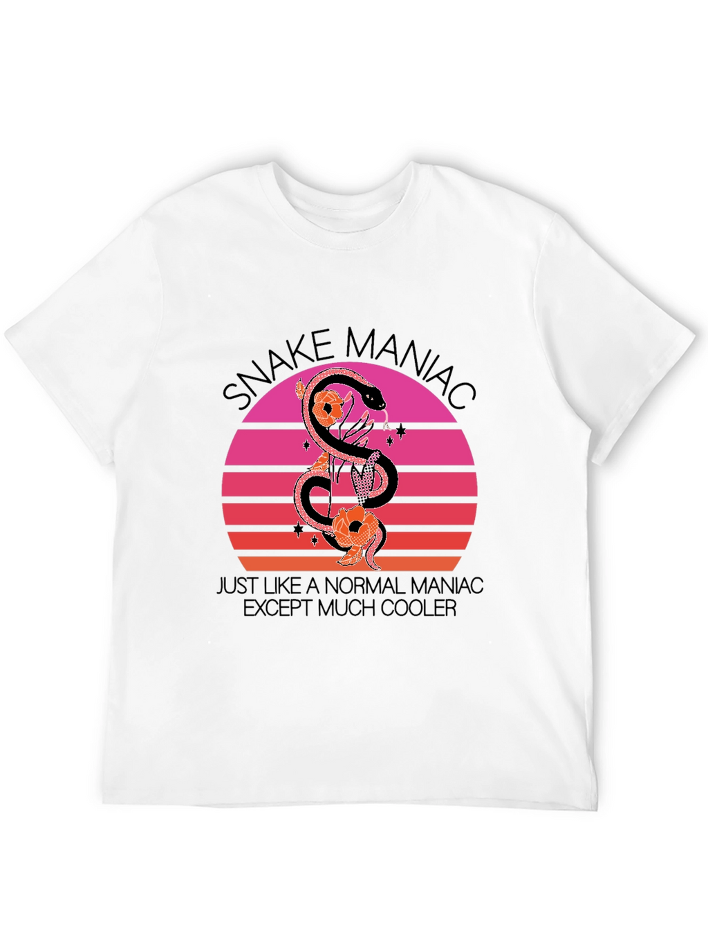 Snake Maniac Graphic Tee - Cool & Unique Design