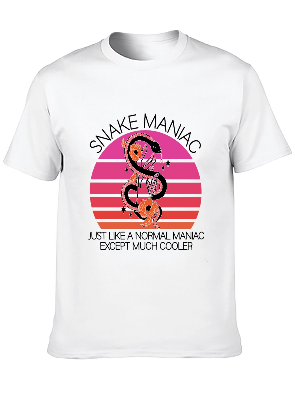 Snake Maniac Graphic Tee - Cool & Unique Design
