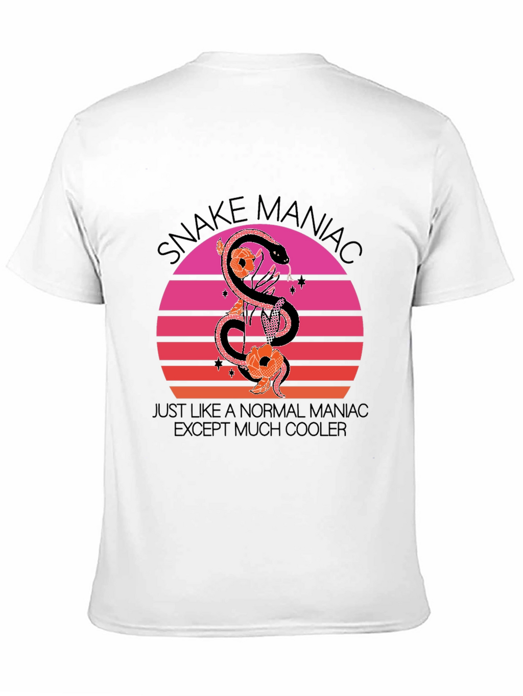 Snake Maniac Graphic Tee - Cool & Unique Design