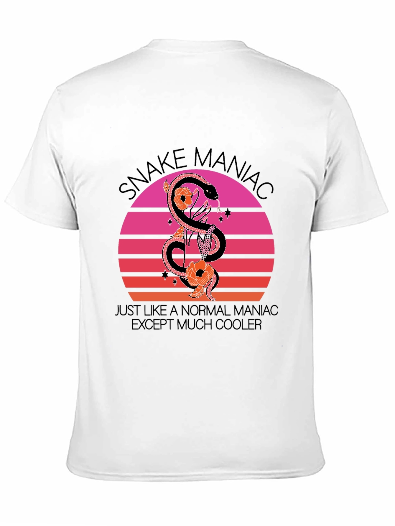 Snake Maniac Graphic Tee - Cool & Unique Design