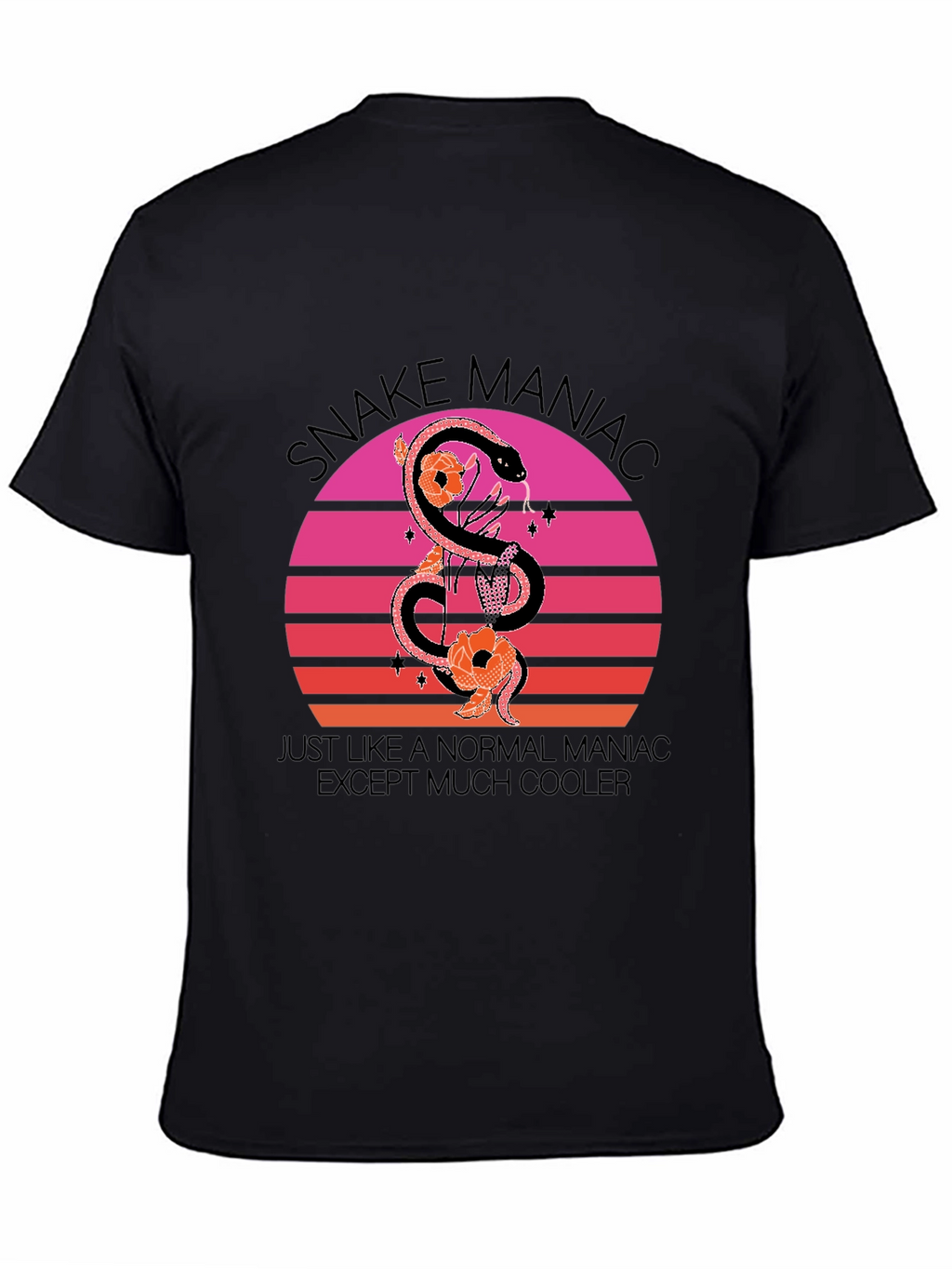 Snake Maniac Graphic Tee - Cool & Unique Design