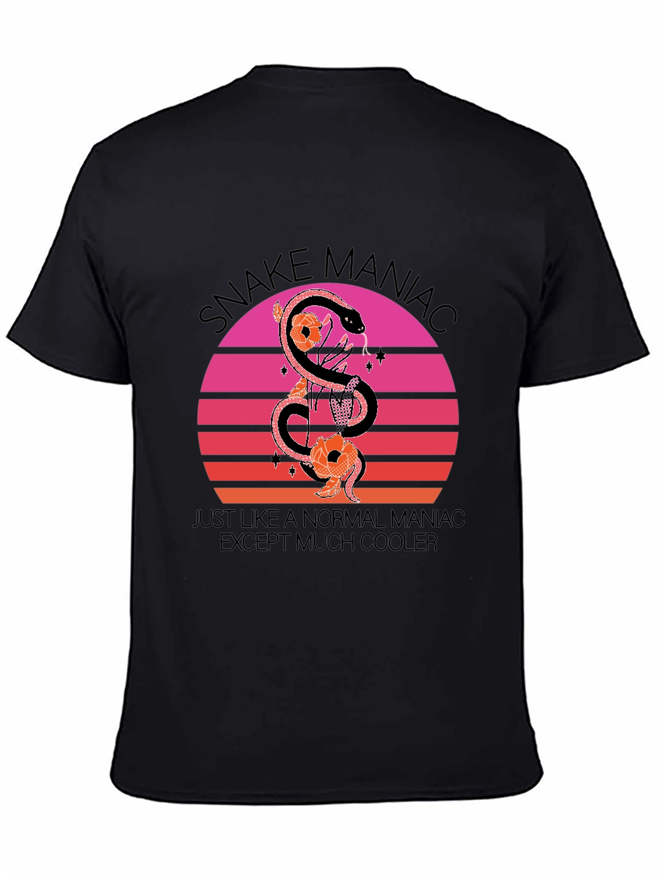 Snake Maniac Graphic Tee - Cool & Unique Design