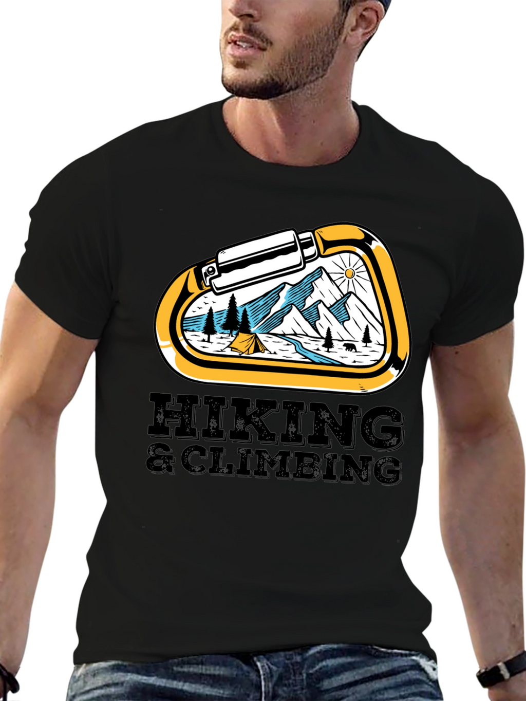 Hiking & Climbing Graphic T-Shirt