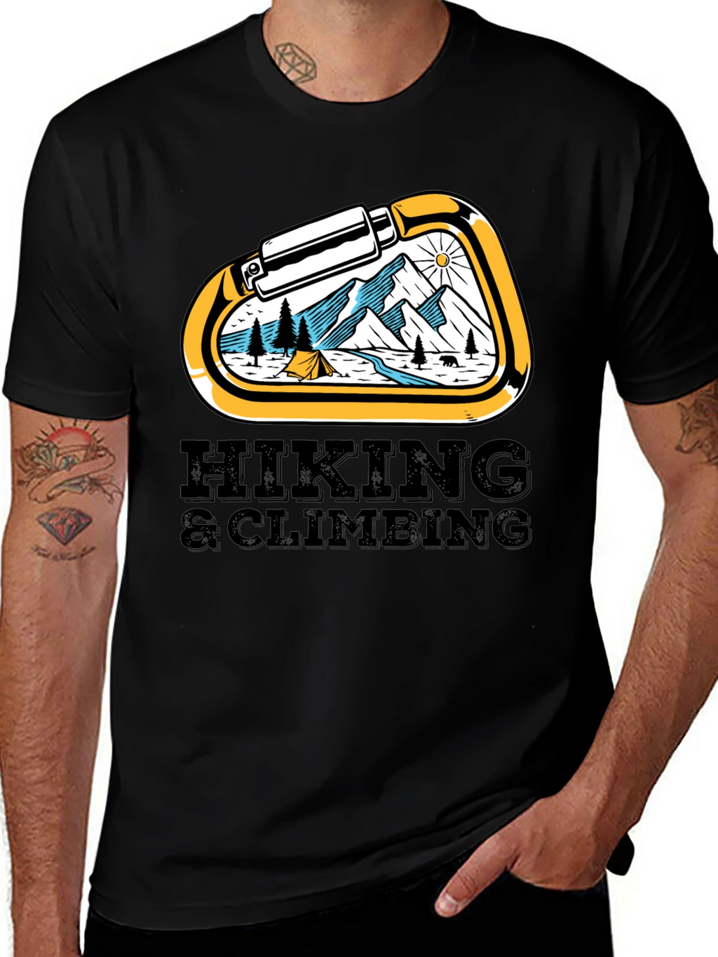 Hiking & Climbing Graphic T-Shirt