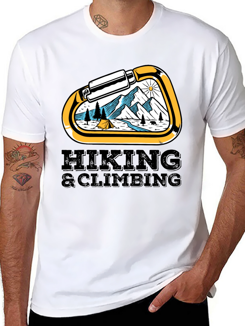Hiking & Climbing Graphic T-Shirt