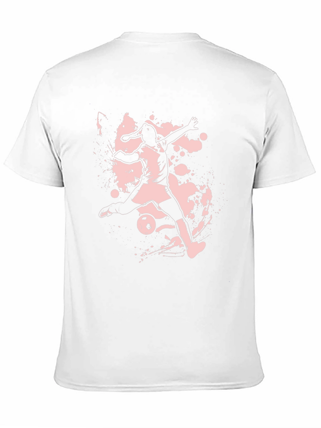 Soccer Player Graphic Tee - Black
