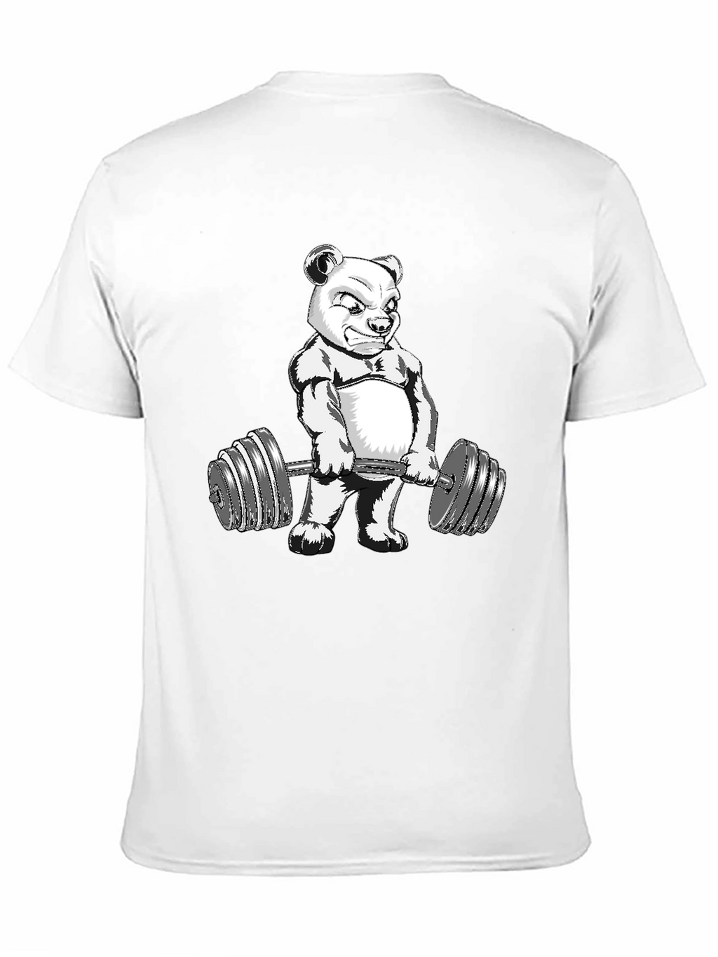 Bear Lifting Weights Graphic Tee