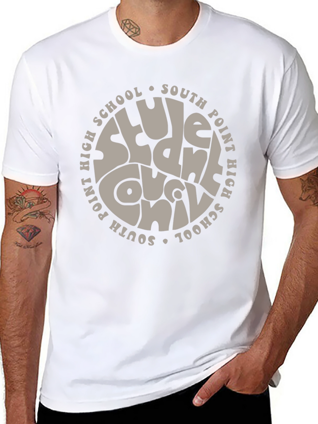 South Point High School Student Crew T-Shirt