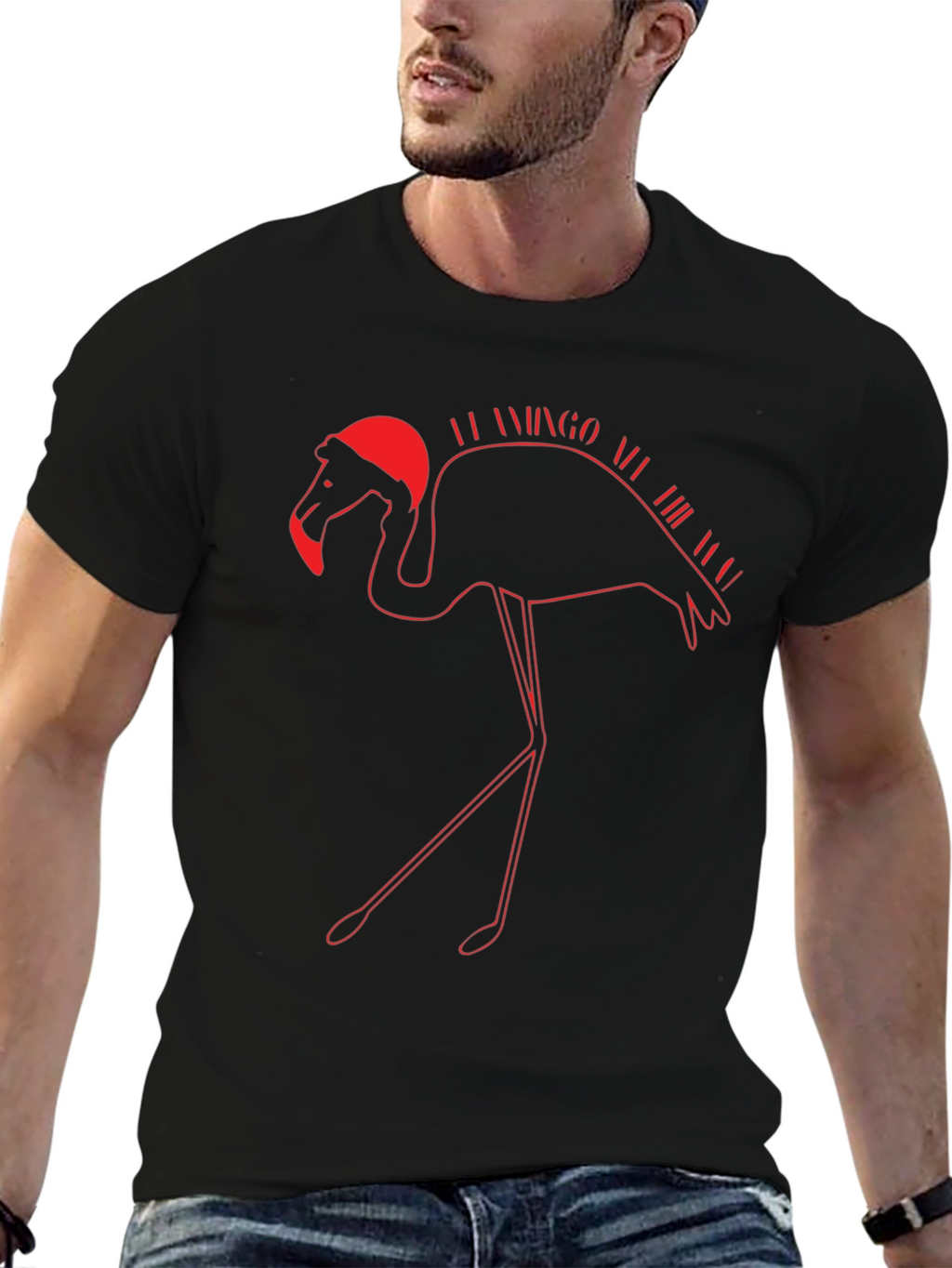 Holiday Flamingo T-Shirt