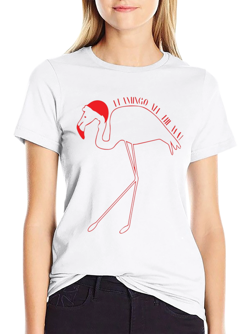 Holiday Flamingo T-Shirt