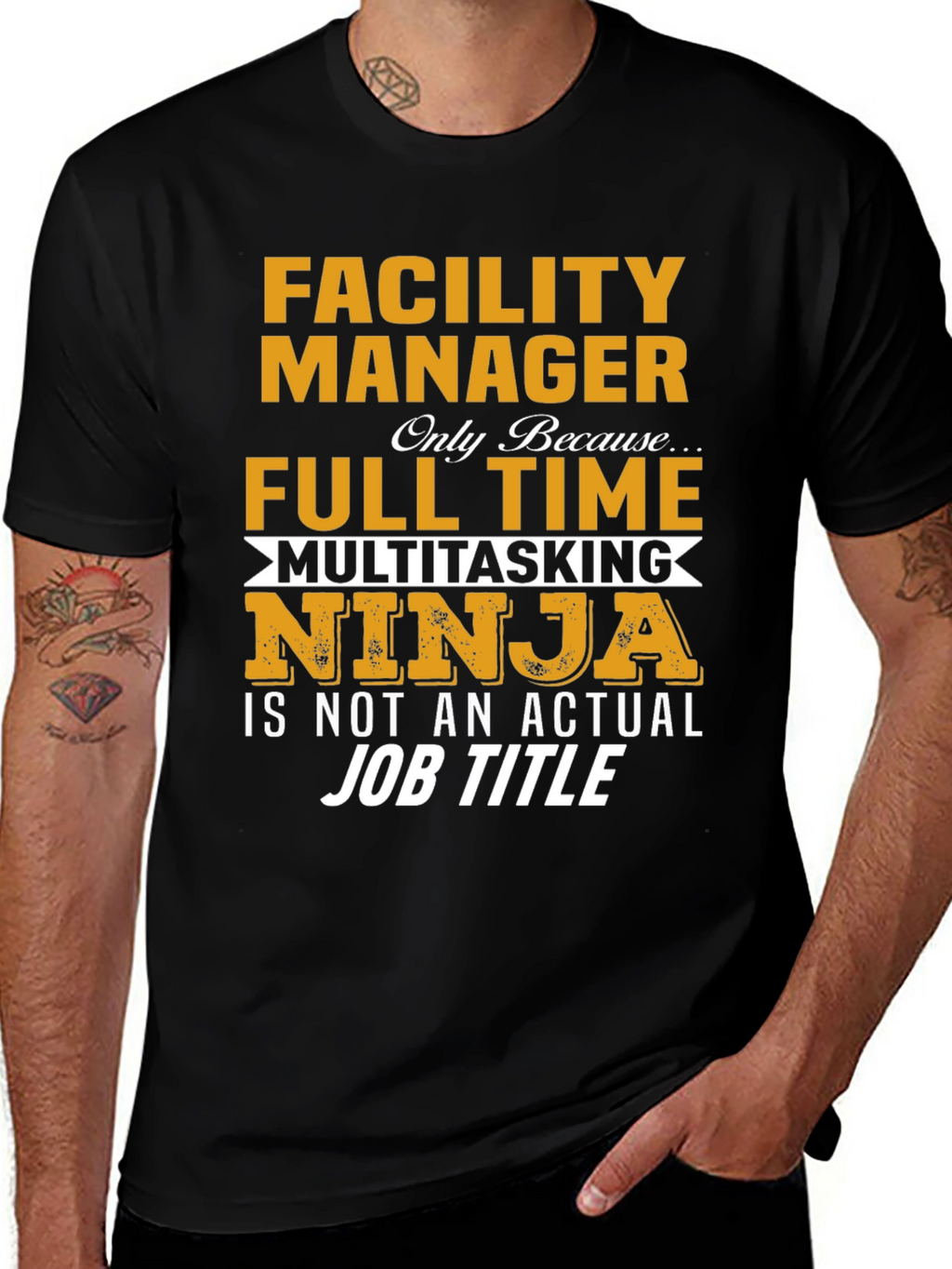 Facility Manager Multitasking Ninja T-Shirt