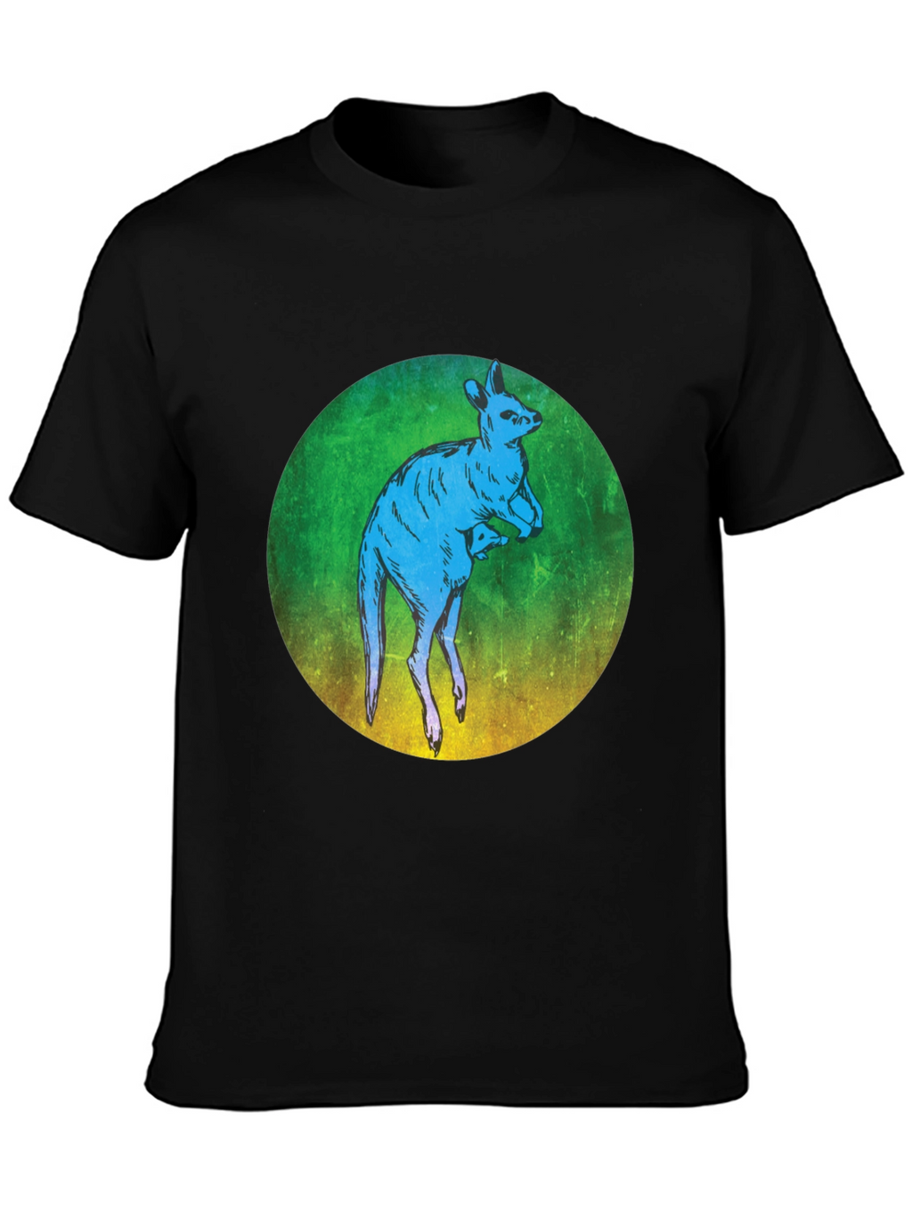 Kangaroo Graphic T-Shirt - Unique Animal Design
