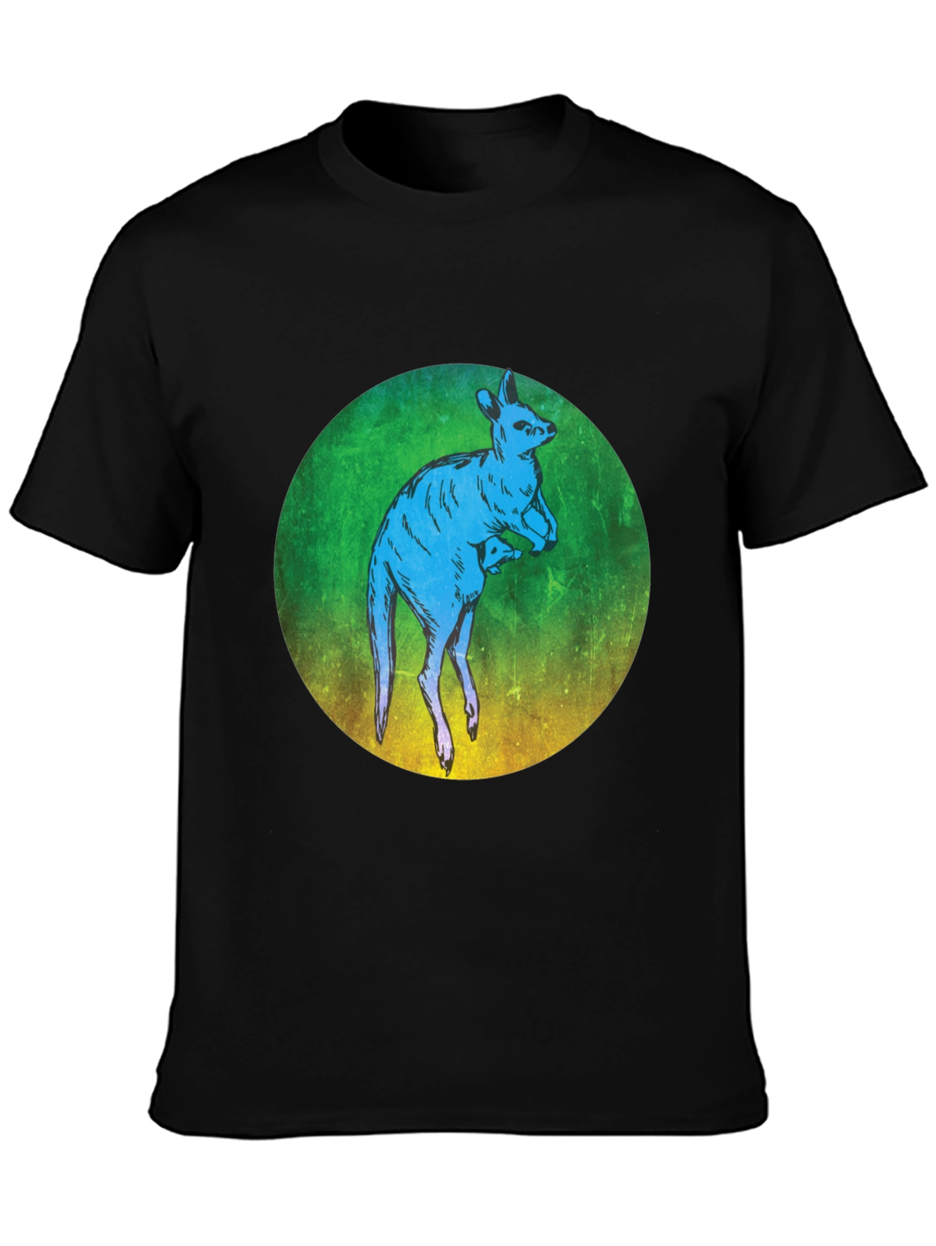 Kangaroo Graphic T-Shirt - Unique Animal Design