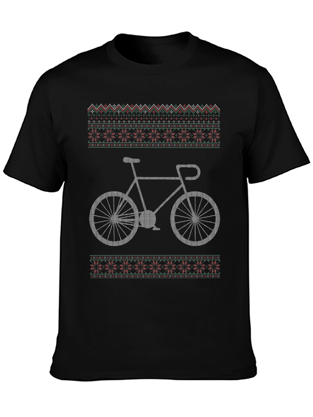 Cycling Christmas Sweater T-Shirt