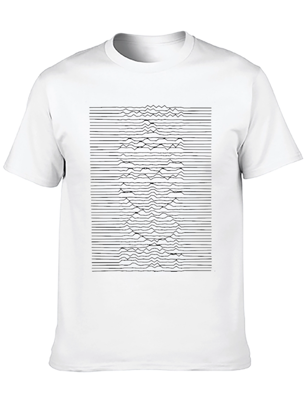 Abstract Graphic Tee - Modern Black T-Shirt