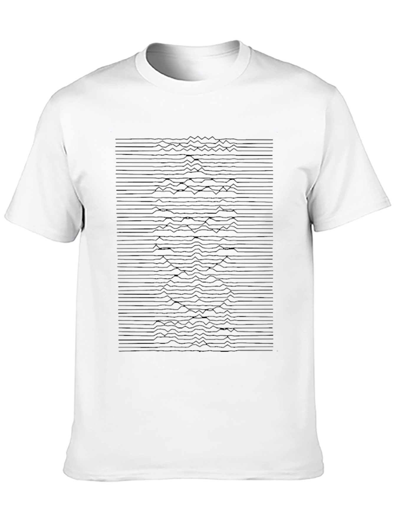 Abstract Graphic Tee - Modern Black T-Shirt
