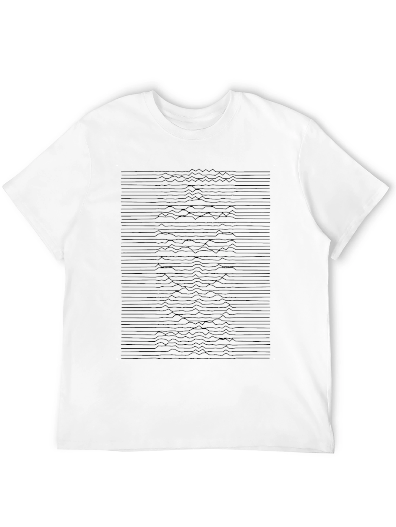 Abstract Graphic Tee - Modern Black T-Shirt
