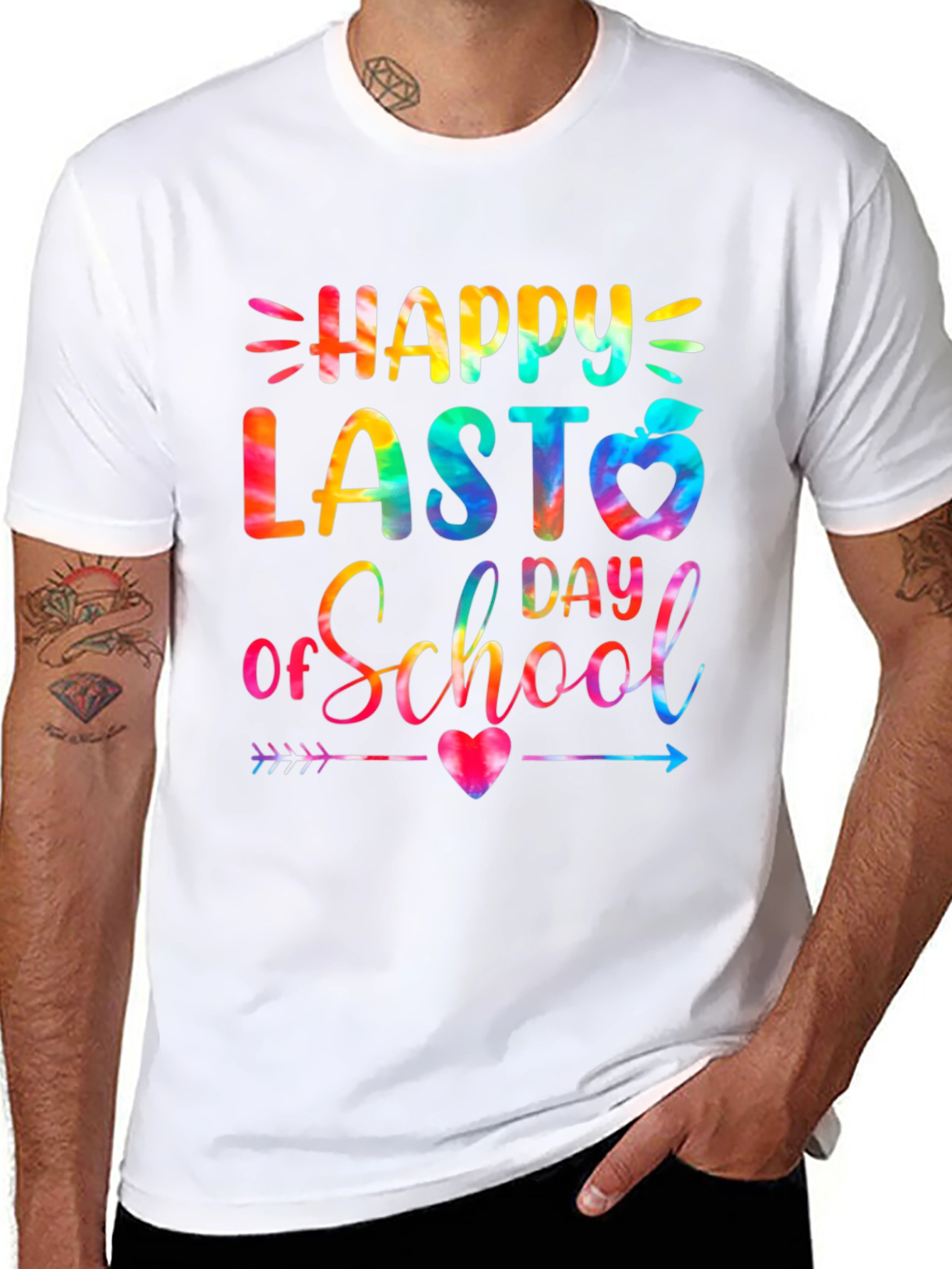 Happy Last Day of School Tie Dye T-Shirt
